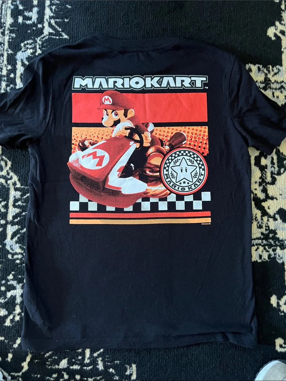 Boys Old Navy Super Mario Cart tee size L 10/12